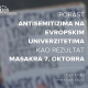 Porast antisemitizma na evropskim univerzitetima kao rezultat masakra 7. oktobra – Izveštaj, 1. februar 2024.