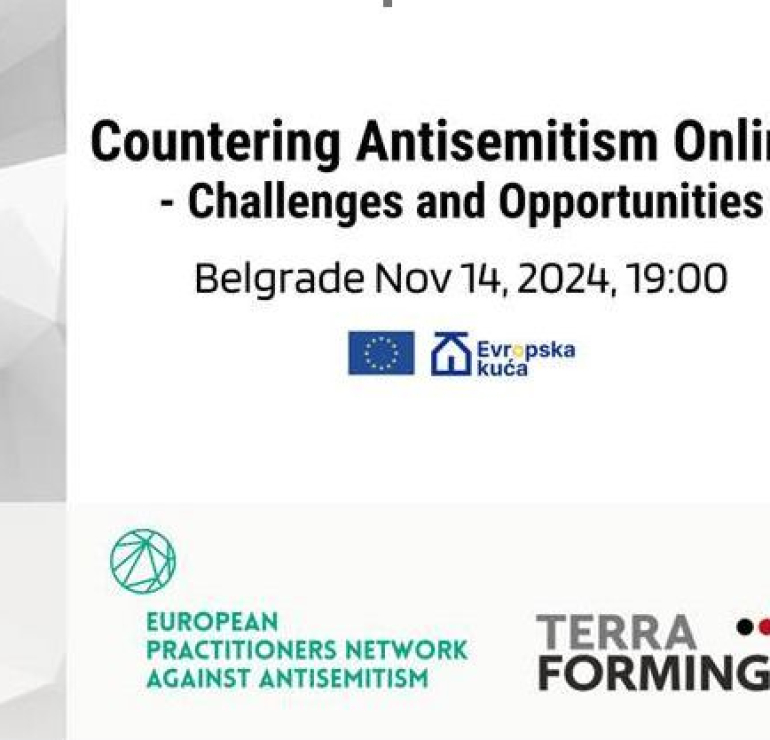 Tribina i izložba: Suprostavljanje onlajn antisemitizmu – izazovi i mogućnosti