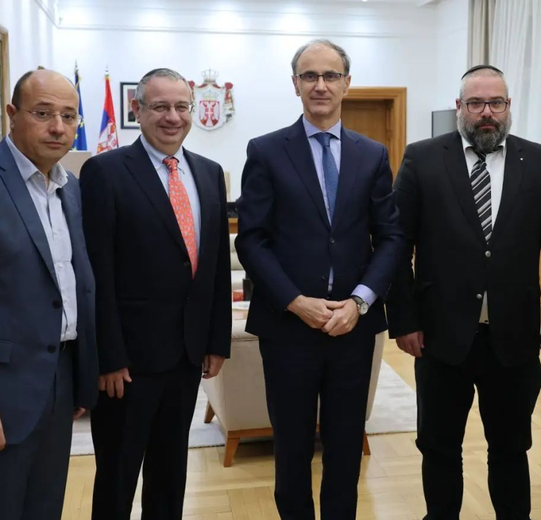 Rabin Isak Asiel na sastanku sa predsednikom Vlade Srbije